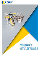 Ketec's Trumpf style punch press tooling catalog